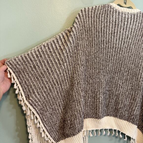 Anthropologie Cardigan Sweater Gray One Size - Picture 4 of 7